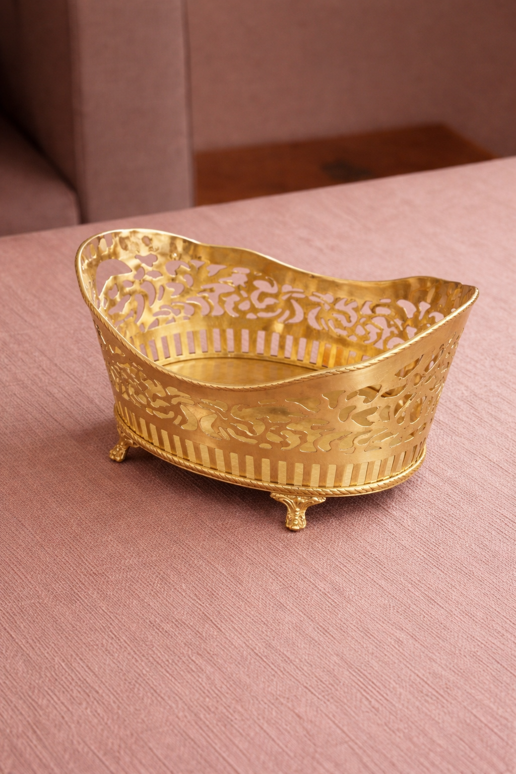 Rajvra Brass Tray