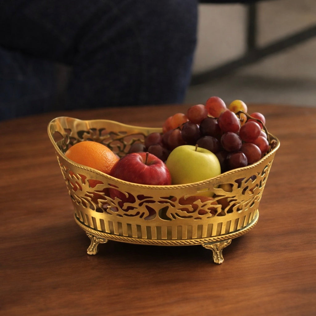Rajvra Brass Tray